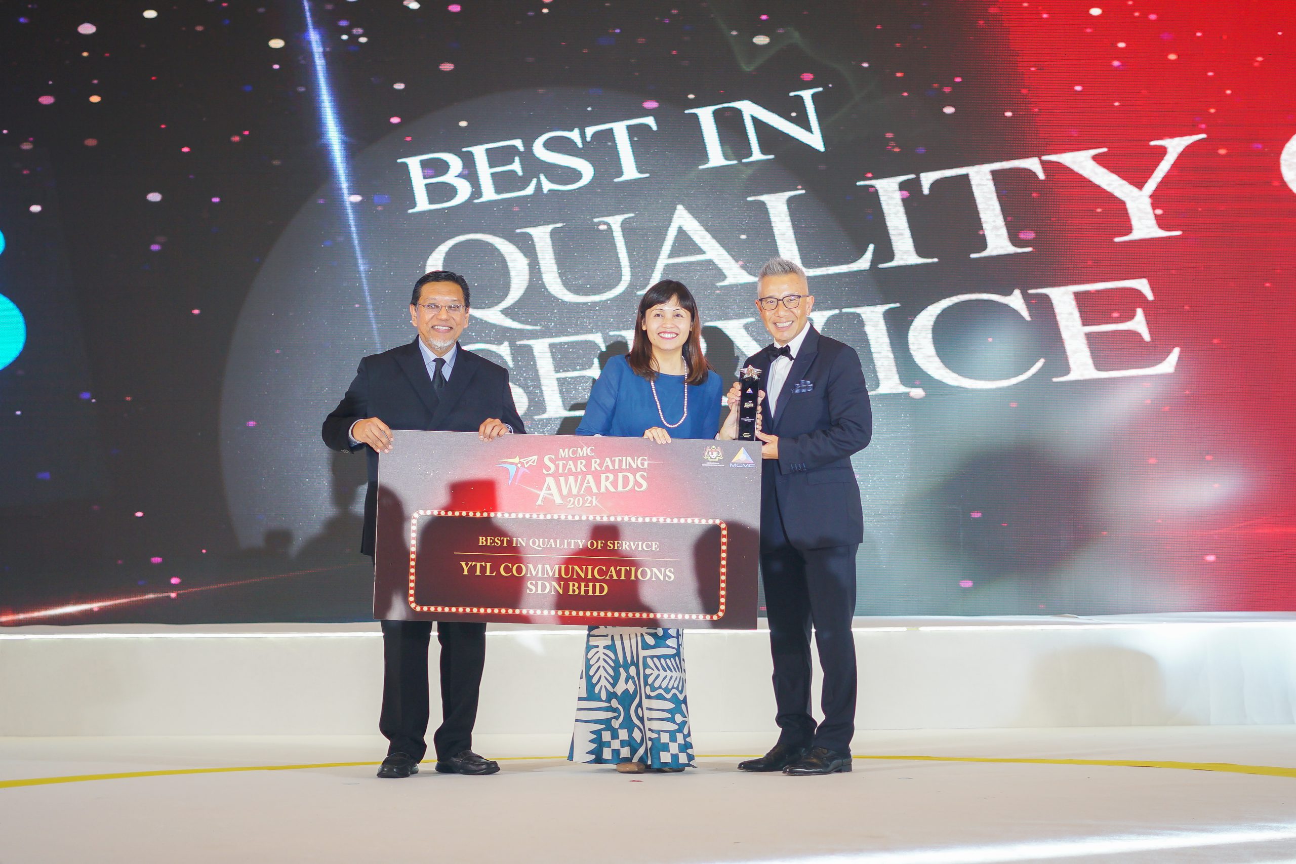 YTL Communications Shines at the MCMC Star Rating Award